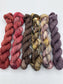 "Fall" Seasons Mini Skein silk blend yarn set