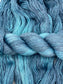 Twisted hank of Lakeshore silk blend yarn by Red Door Fibers (tonal)